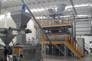 Planta completa para producción de PVC flexible GPA SAS Colombia Valtorta Mixer Italia Mezcladores PVC Plásticos